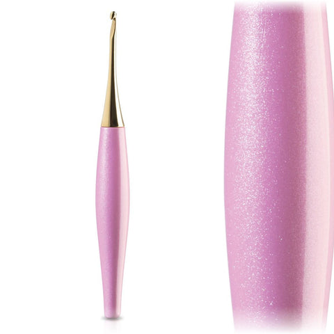 Odyssey Pink + 14K Gold Ergonomic Crochet Hook