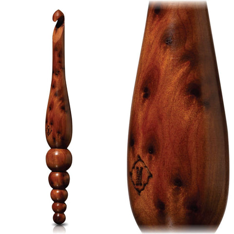 Limited Edition Thuya Burl Crochet Hook