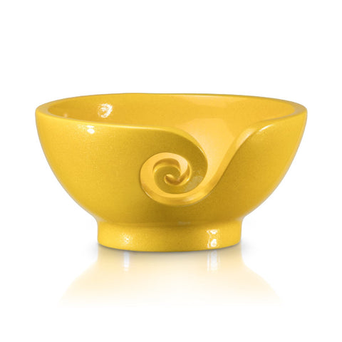 Odyssey Yellow Yarn Bowl