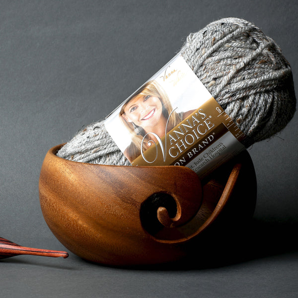 Handmade Wooden Yarn Bowls from Furls for Knitting & Crochet