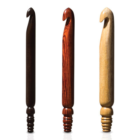 Jumbo Wood Crochet Hooks